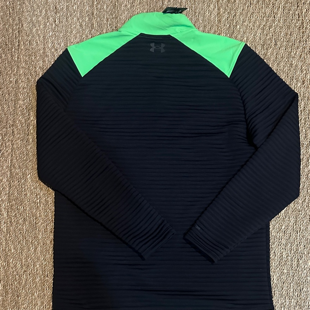 Under Armour Green and Black Men's Shirt - Picture 3 of 5